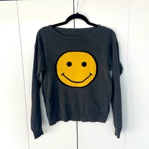 Smile Knit Graphic Sweater